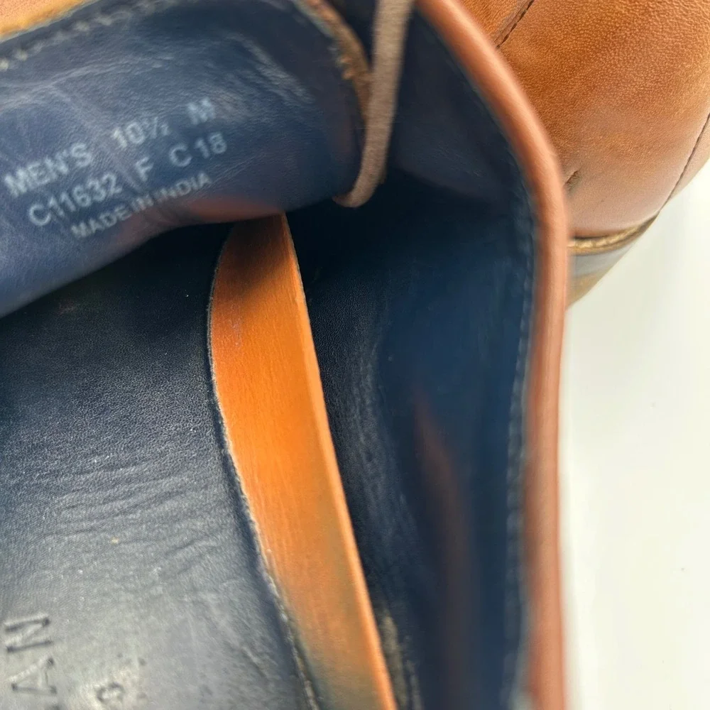 Cole Haan Cap Toe Derby Mens 10.5 Brown Leather Grand.OS‎ C11632